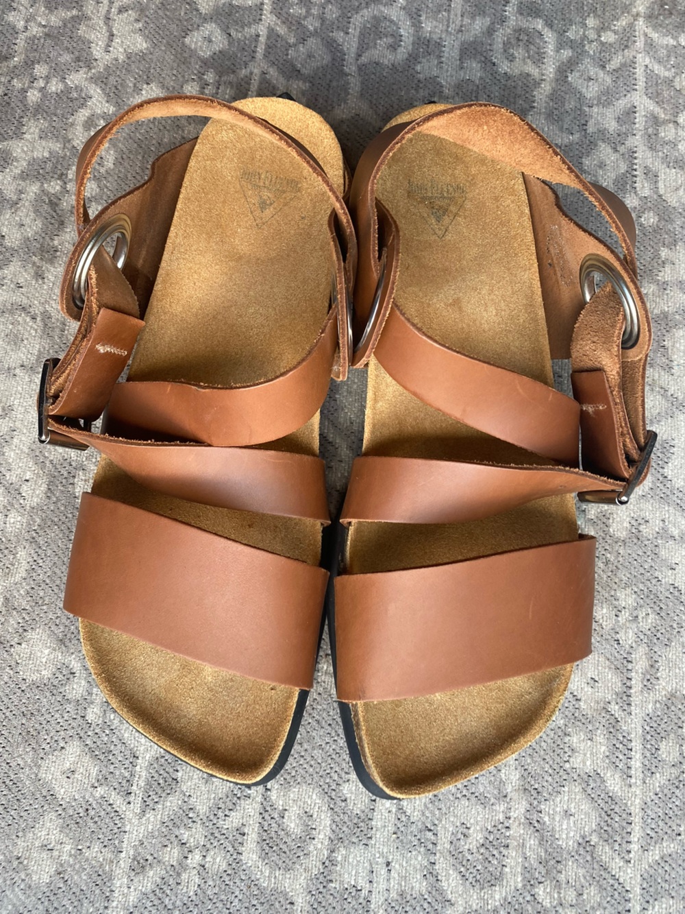 John Fluevog PEACEMAKER EARLEY Brown Peacemaker sandals women’s 10